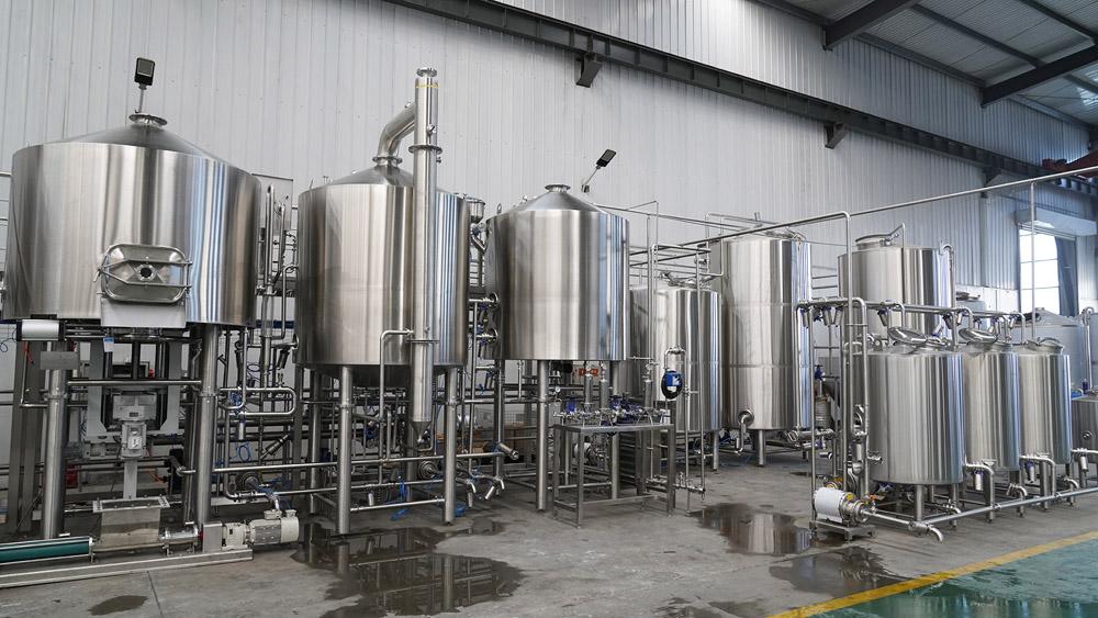 2000L Stainless Steel Fully Automatic Brewhouse